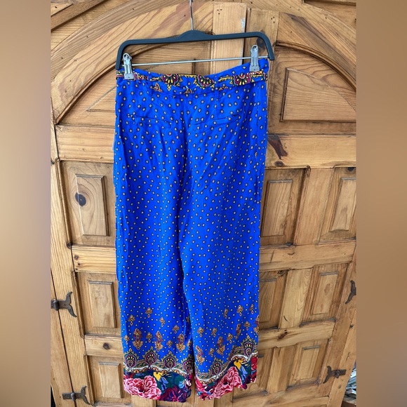 Anthropologie Ettitwa Flowy Floral Pants size 4 NWT - Picture 8 of 11